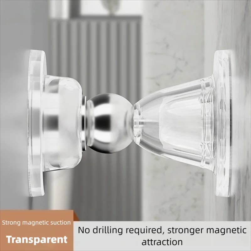 Forte fermaporta magnetico corto anti-collisione fermaporta antivento per uso domestico, aspirazione per porta in silicone muto con punzonatura libera