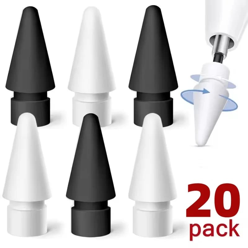 Punte di ricambio per penna stilo per iPad iPencil 1a 2a generazione Penne per tablet Pennini di ricambio per iPhone iPencil 1/2 Accessori