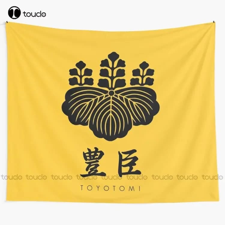 Toyotomi Clan Kamon With Clan Name Tapestry Sports Tapestry Tapestry Wall Hanging For Living Room Bedroom Dorm Room Home Decor