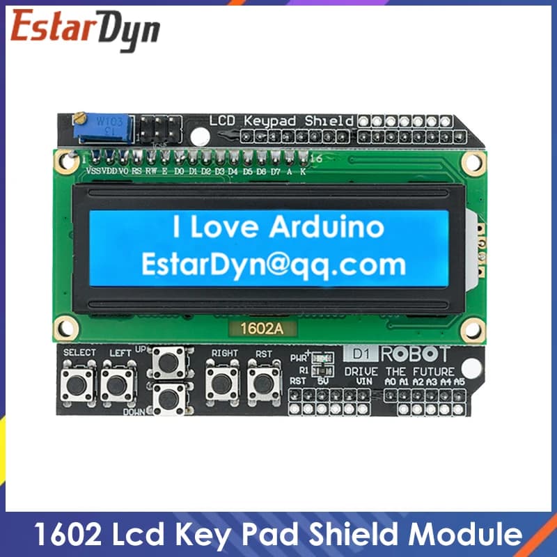 1602 LCD Shield LCD1602 LCD 1602 Module Display For Arduino ATMEGA328 ATMEGA2560 raspberry pi UNO blue screen