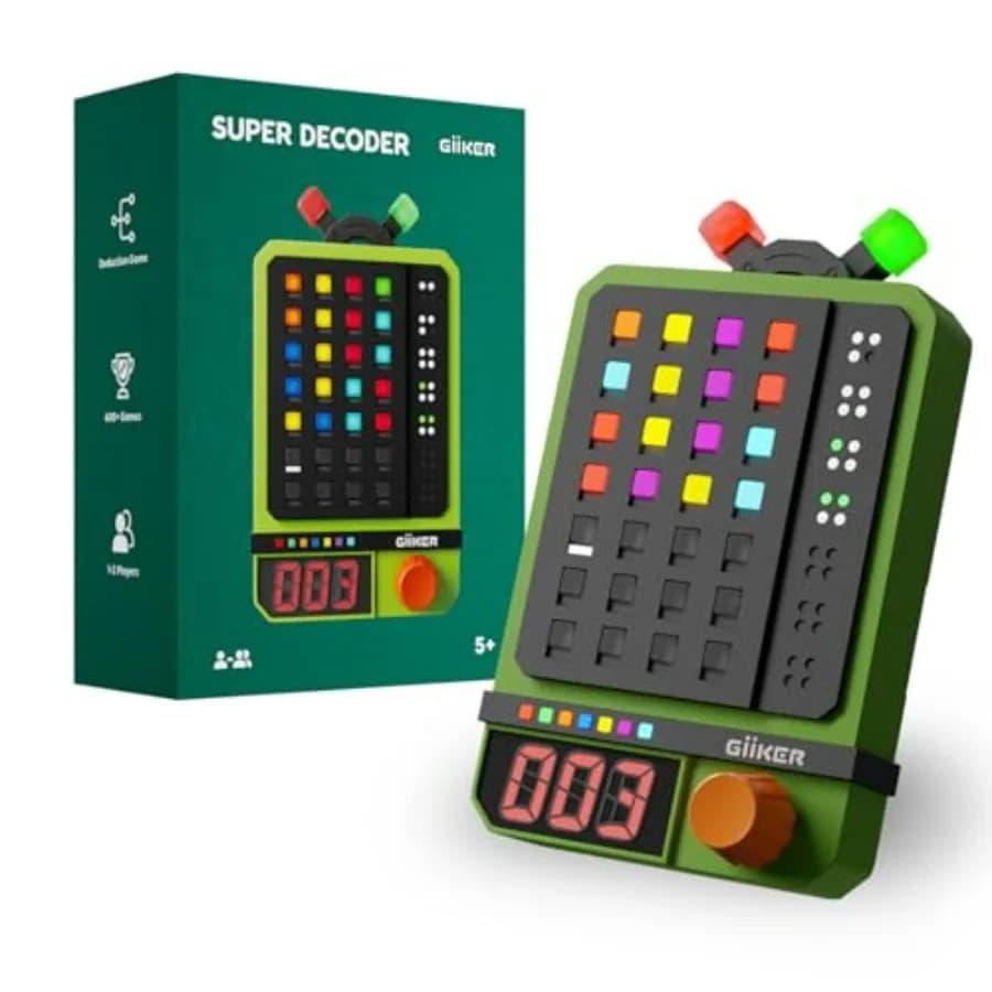 GiiKER Super Decoder, Gioco di Codifica a 600 Livelli per 1-2 Giocatori, Giochi Portatili per Adulti, Regalo di Compleanno per Ragazzi