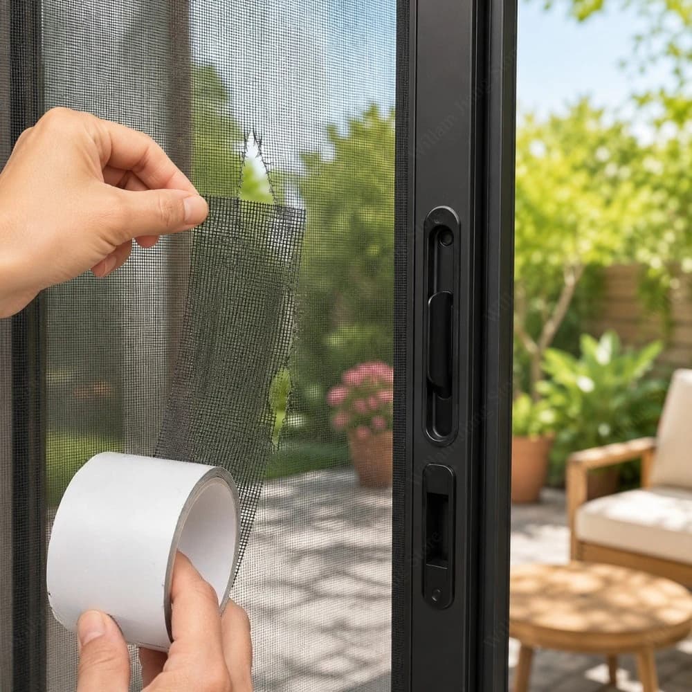 1/3 PCS Mosquito Net Repair Tape Waterproof Self Adhesive Mesh Patch 5cm X 2M for Window Screen Door Curtain Tear Repair Cover