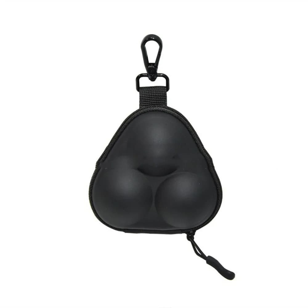 Pratica borsa porta palline da golf in EVA, impermeabile, portatile, piccola, staccabile, da appendere, tasca portaoggetti da golf per uomo