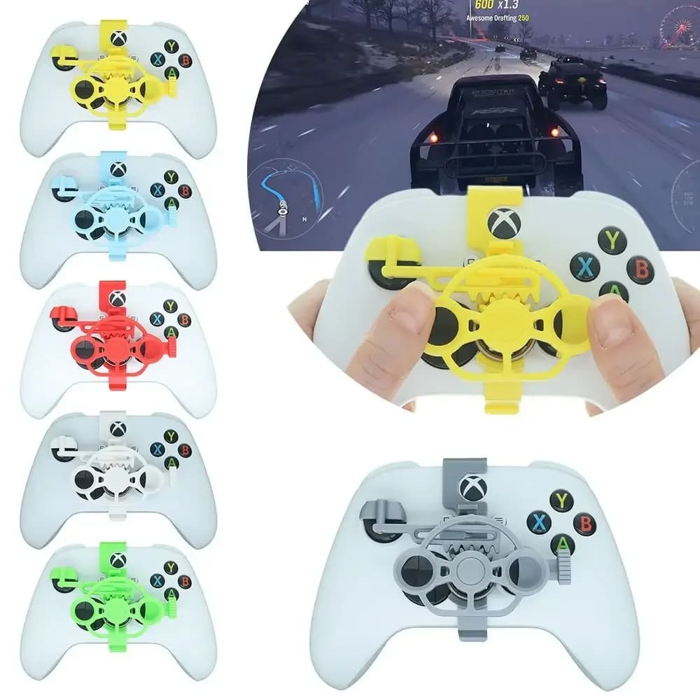 Volante da gioco universale di ricambio Volante da gioco mini da corsa fai-da-te Sterzo per gamepad per serie Xbox