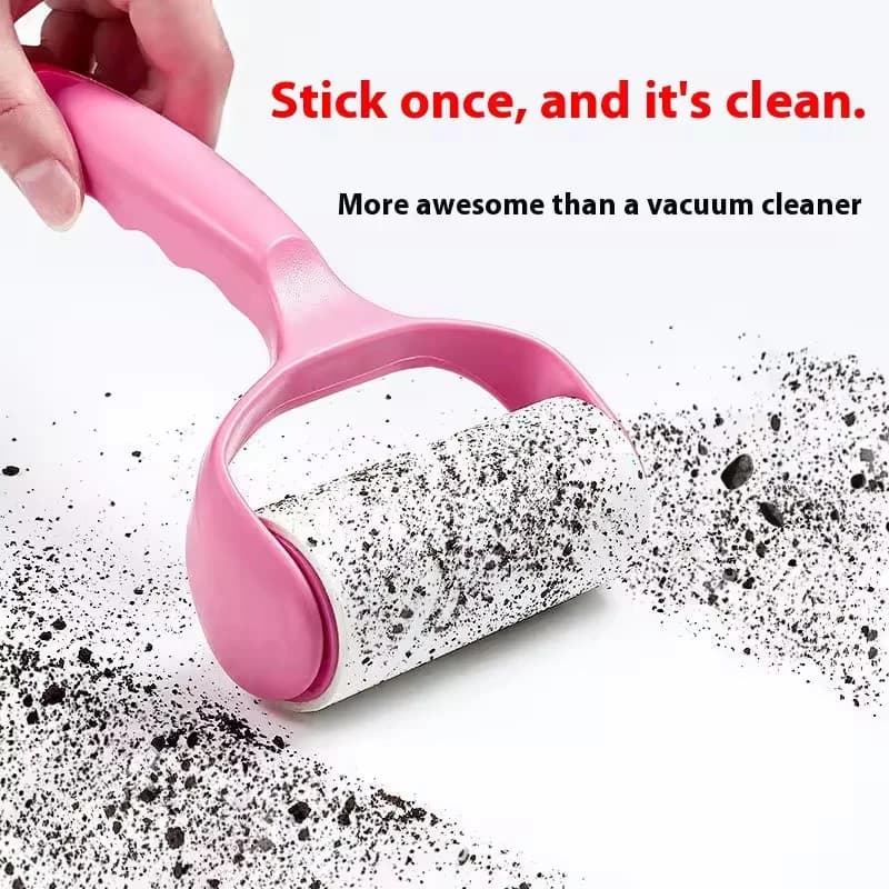 Tear Off Sticky Lint Roller Replaceable Refill Paper Roll Brush Clothes Dust Remover Pet Dog Cat Hair Fur Cleaning Tool For Sofa