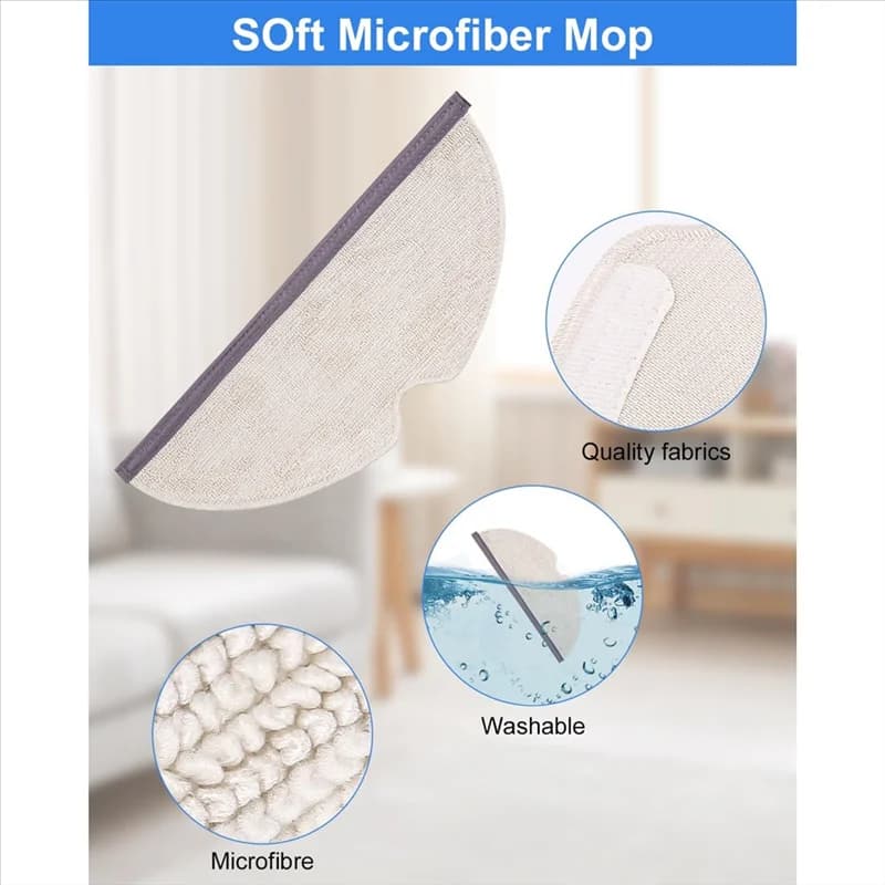 -X07A Per Roborock Q8 Max + Robot Aspirapolvere Spazzola Laterale Principale Filtro Hepa Mop Panno Parti di Ricambio Accessori