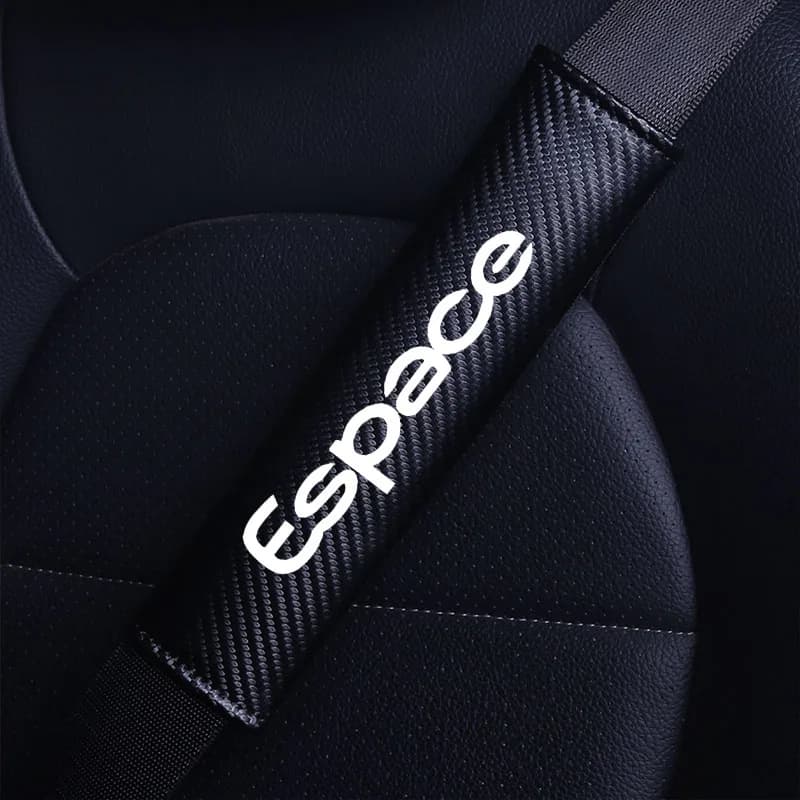 Car Safety Belt Shoulder Cover Breathable Car Shoulder Protector Pad for renault Espace accessories Seat Belt Padding Pad