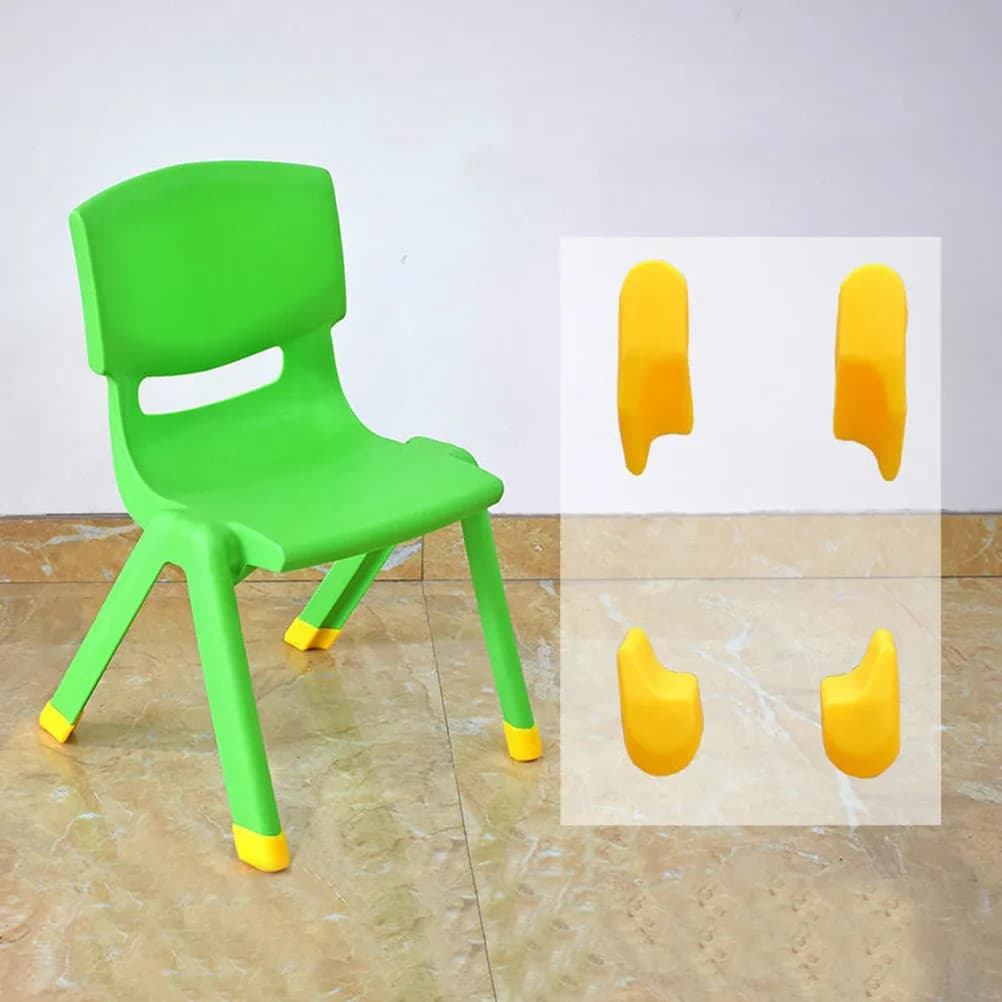 8Pcs Rubber Table Legs Sleeves Chair Leg Covers Floor Protector Non-Slip Furniture Feet Caps Lightweight Portable Home Supplies