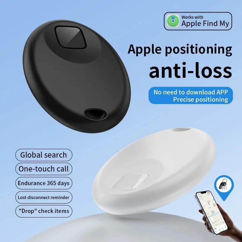 Mini Bluetooth GPS Tracker Device For IOS Apple Find My App Smart Tag Anti-Lost Reminder Key Luggage Backpack Kid Pet Finder