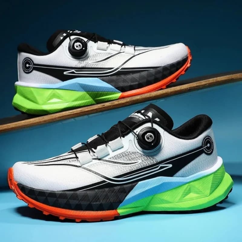 Men's Trail Running Shoes for Women Non-slip Wear-resistant Hiking Sports Shoes Mesh Breathable Trekking Sneakers
