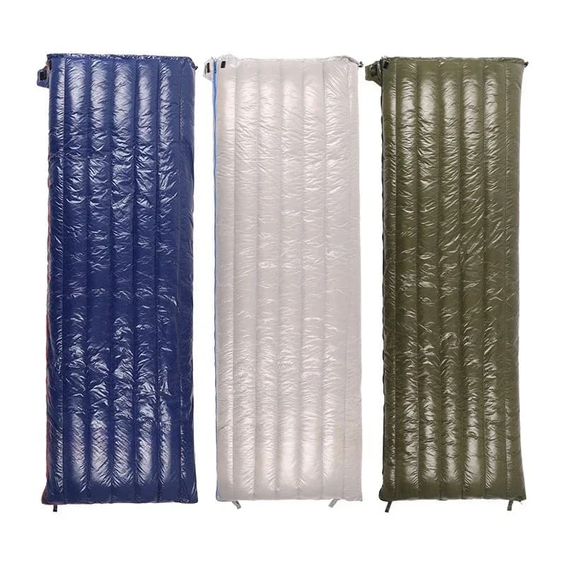 Ultralight, portable, lightweight, three-dimensional summer camping trip, goose down sleeping bag