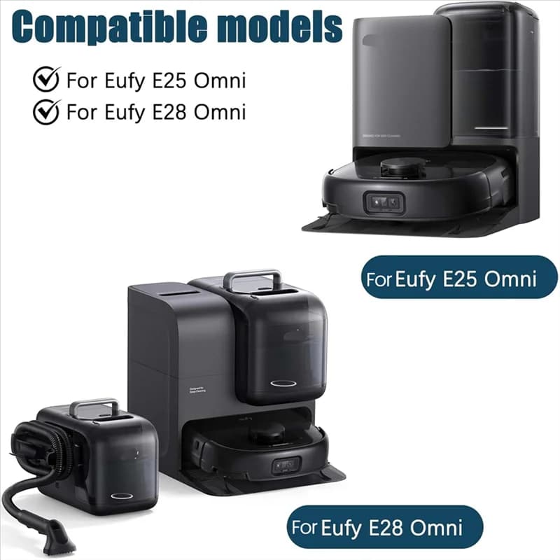 X16A 2025 NUOVO-Per Eufy E25 Omni/E28 Omni Parti di ricambio Kit Include Spazzola laterale principale Rullo Mop Filtro Hepa Sacchetto per la polvere Robot Va