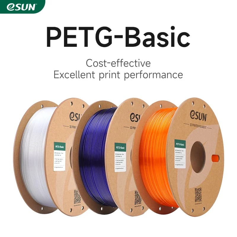 eSUN Filamento PETG 3D di base 1.75mm 1KG 2.2LBS Filamenti per stampante 3D ad alta tenacità PETG Basic per materiali di stampa 3D Bambu Lab