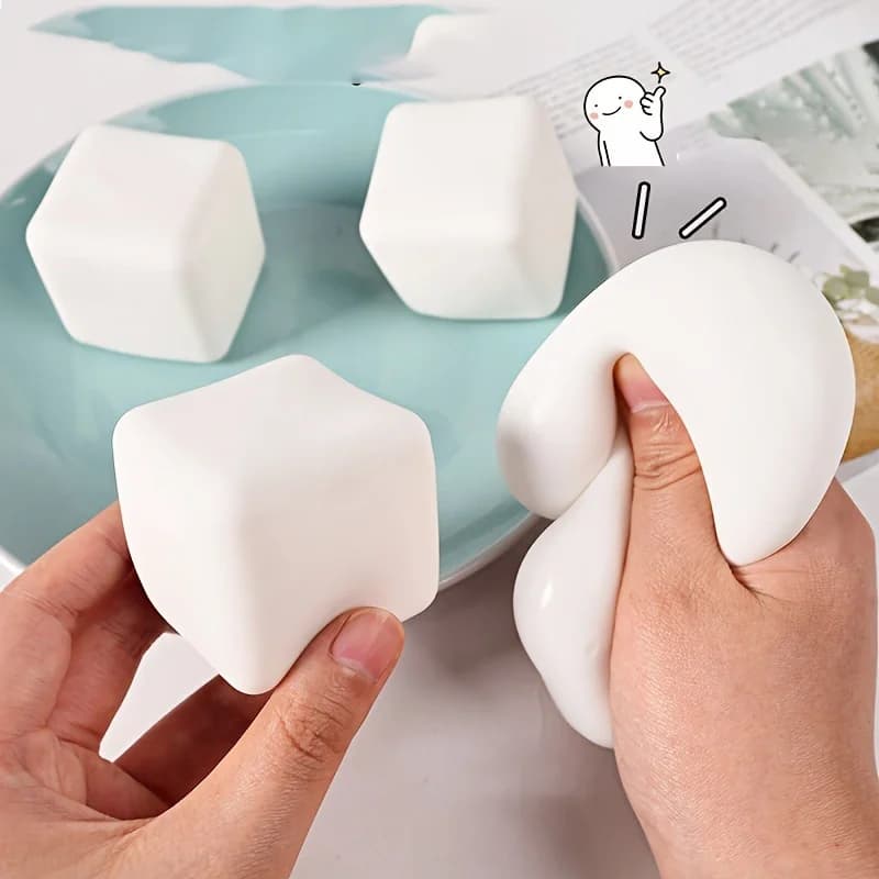1Pc Che Modella Tofu Morbido Pizzico Rimbalzo Lento Spremere Giocattolo per I Bambini Per Adulti Pop Agitarsi Giocattoli Per Bambini Giochi di Intrattenimento Sensoriale Regali