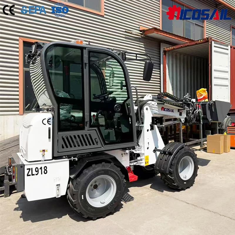 Custom Industrial Telescopic Loader with 2200mm Discharge Height for Truck Loading Work