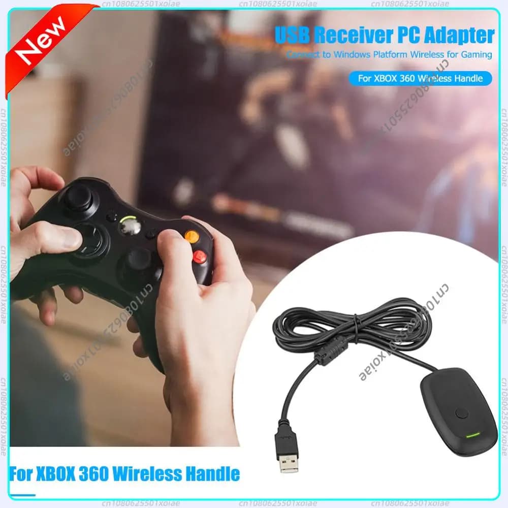 Ricevitore USB per Controller di Console di Gioco Professionale, Accessori per Gaming, Gamepad Wireless per Xbox 360