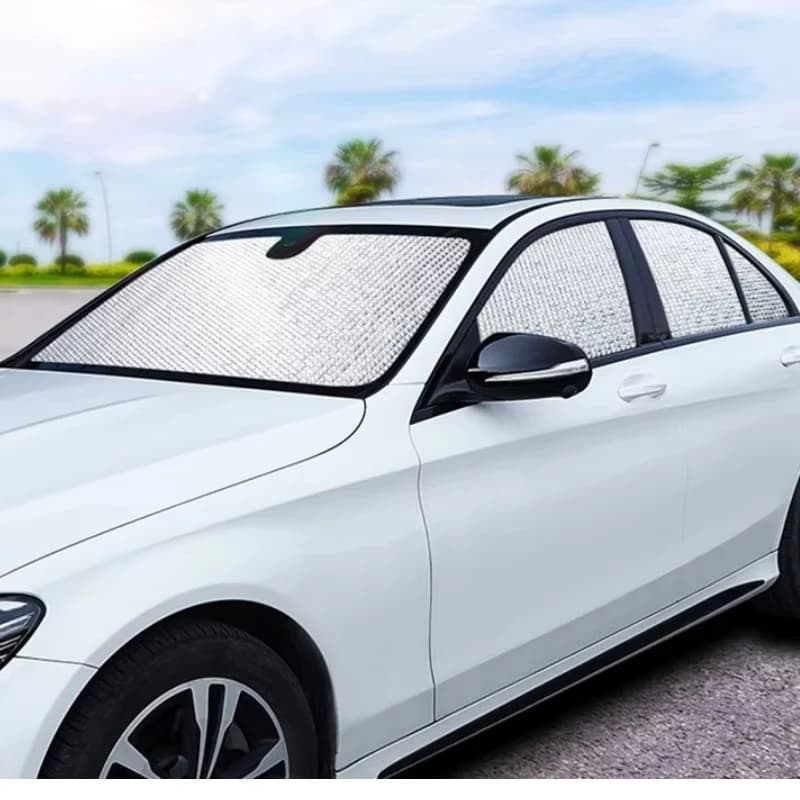 Custom Car Front and rear windshield Car Sun Window Visors Sunshade Covers Accessories For MAZDA MAZDA3 4 DR HATCH 2019-2025