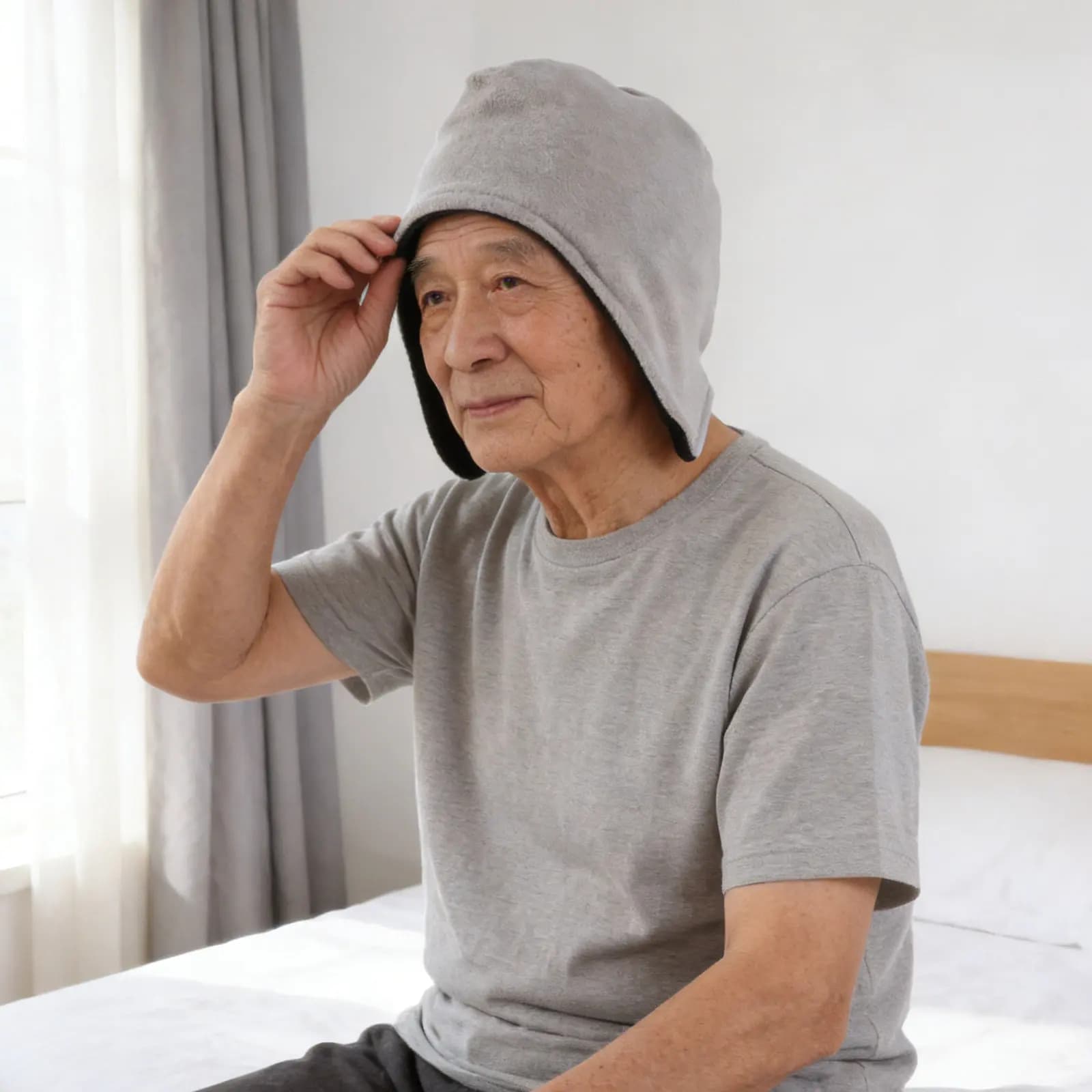 Night Hat for Seniors, Windproof Copricapo for Cycling, Thermal Range for Running under the Helmet, Winter Cap for Cycling