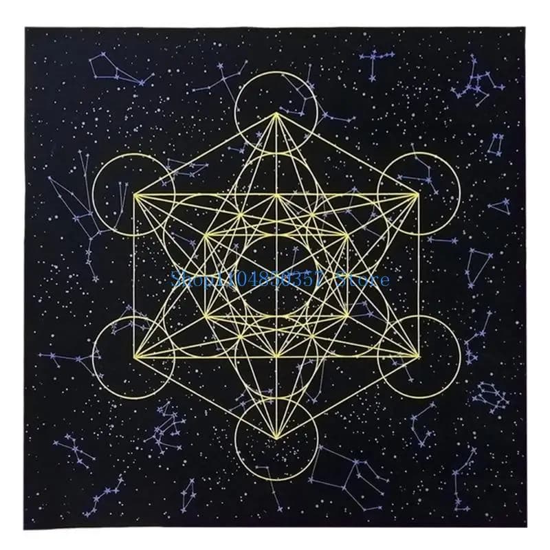 652F Tovaglia per carte dei tarocchi altare velluto, astrologia, tarocchi, divinazione
