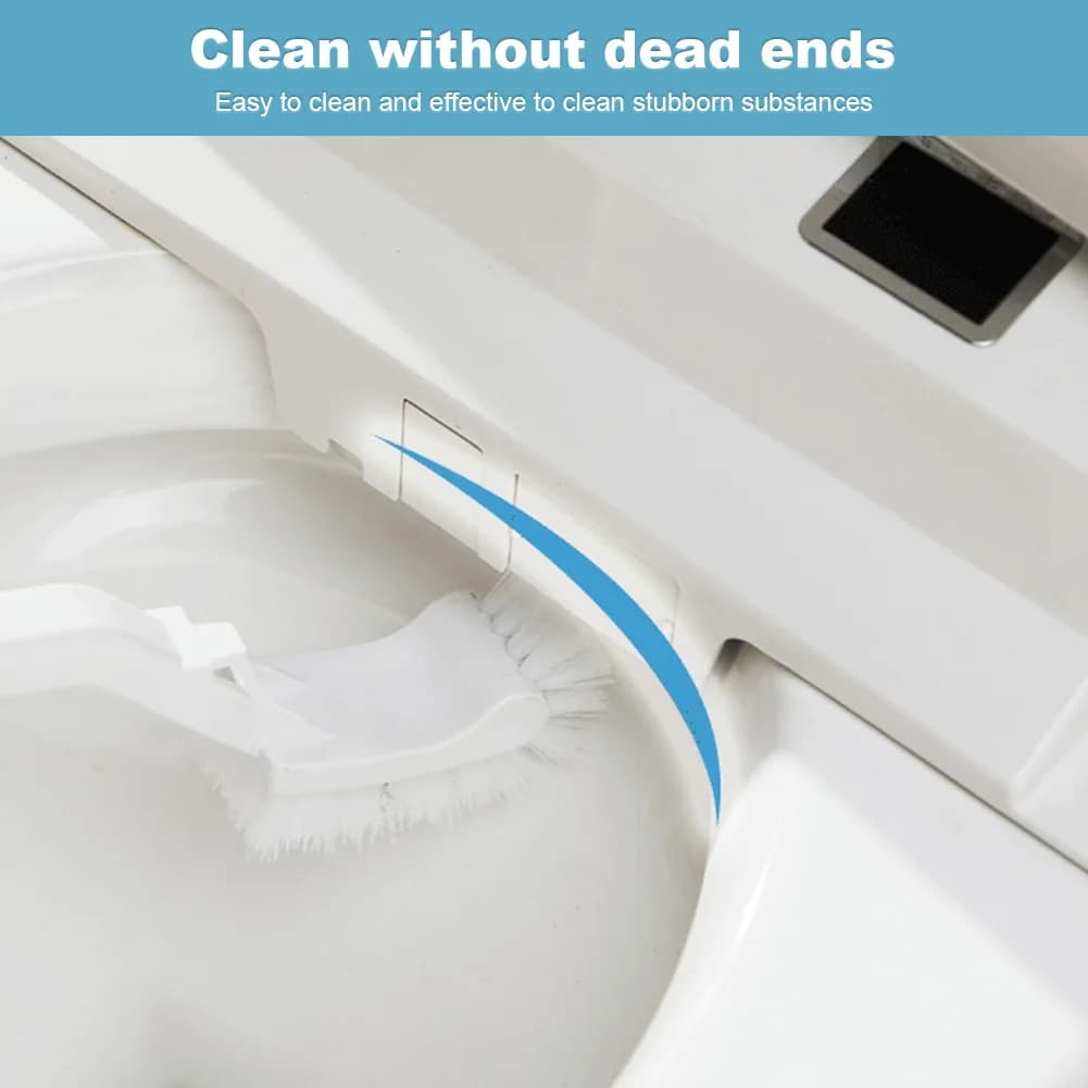 Cestino per Rifiuti Sottile con Spazzola per la Pulizia e Coperchio, Contenitore in Plastica per Bagno e Spazi Stretti