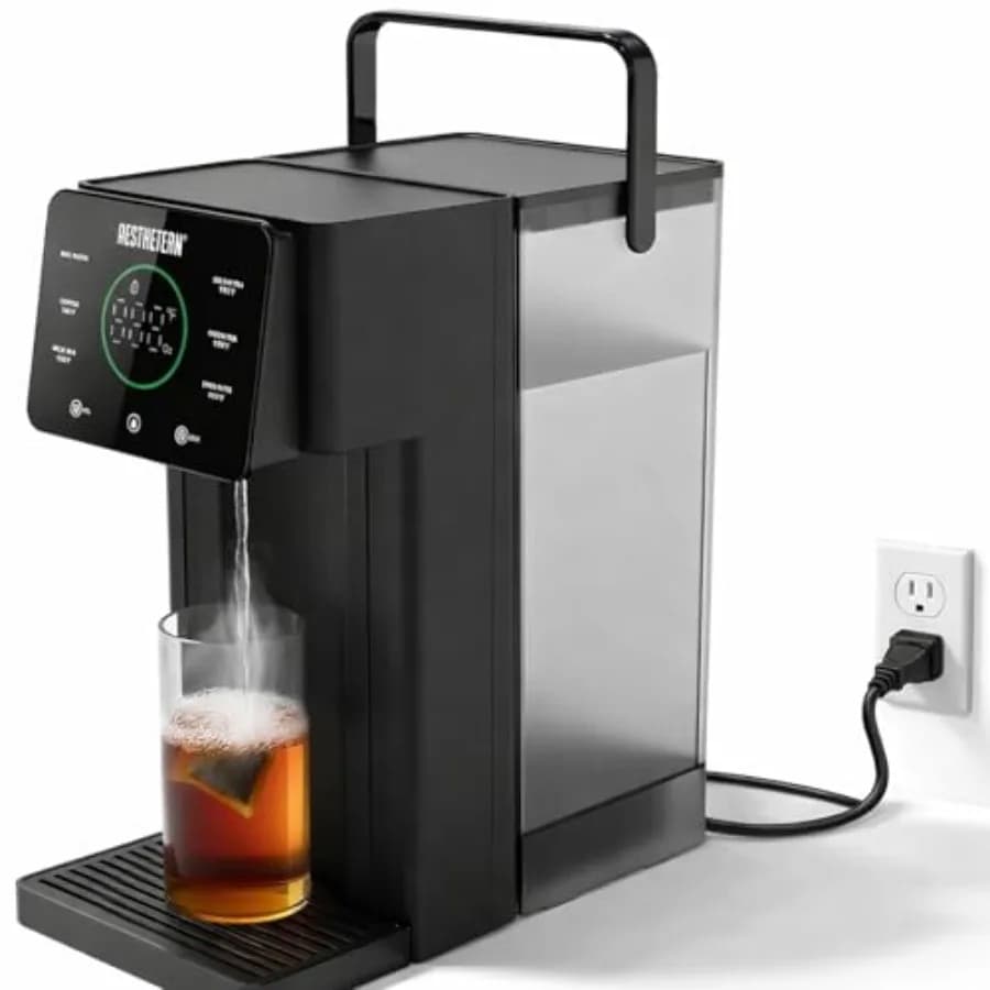 Instant Hot Water Dispenser Countertop for Rapid Heating, Electric Kettle with 6 Temperature Settings and 4 Volume Options, Wat