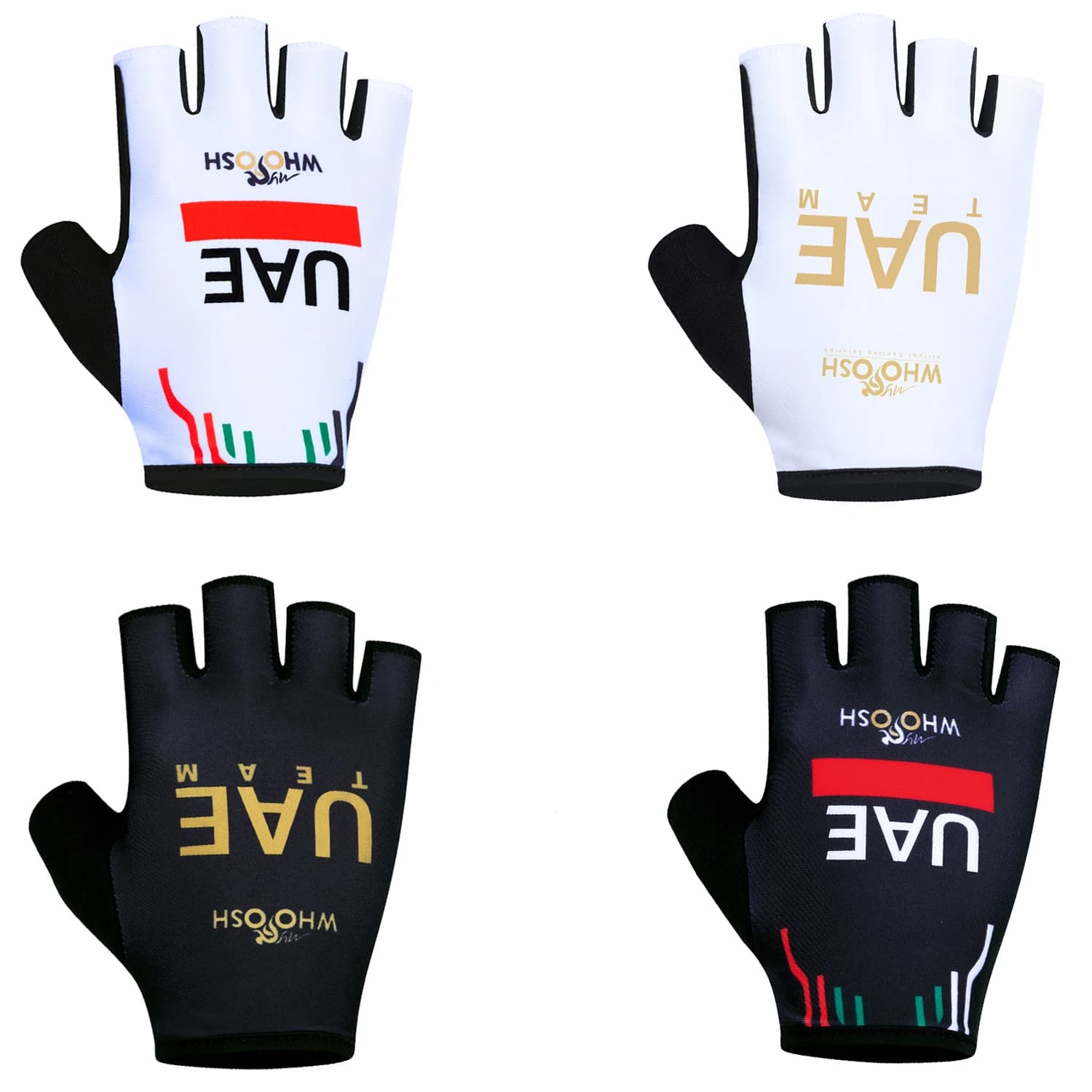 New Cycling Gloves 2025 UAE Team Man Woman Half-tie padded MTB Road Bike Gloves Race Fitness Horse Riding Cycling Gloves
