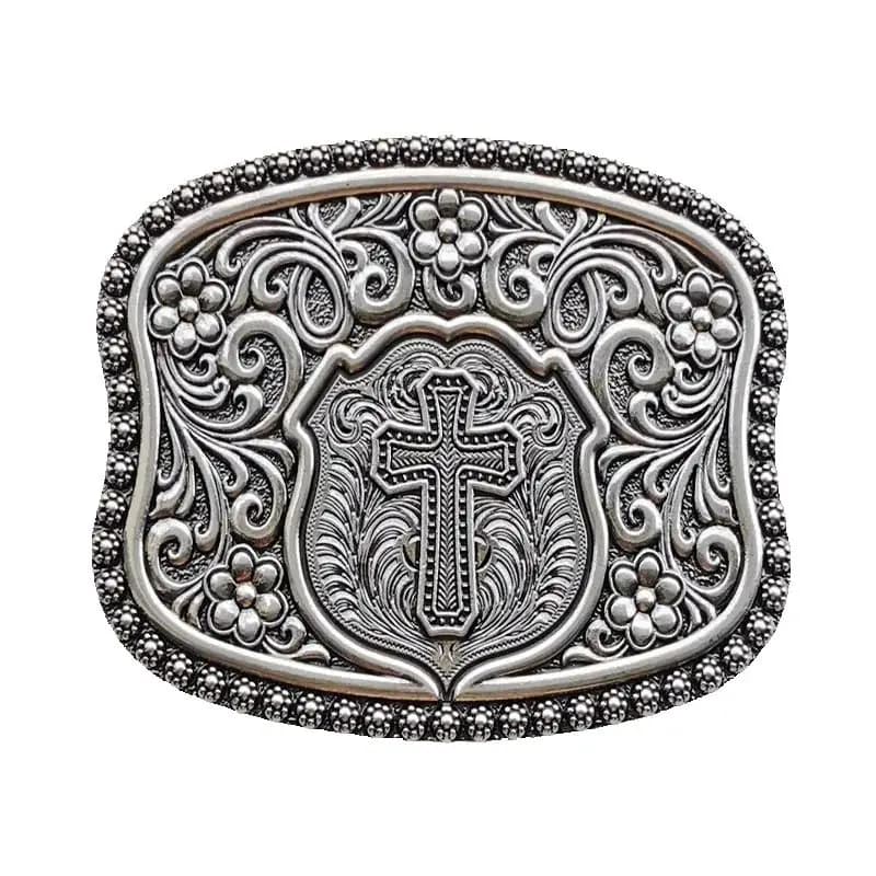 Cintura a croce ovale da cowboy occidentale SW-BY871 nuovissima condizione adatta per cintura da 4 cm di larghezza con stock continuo
