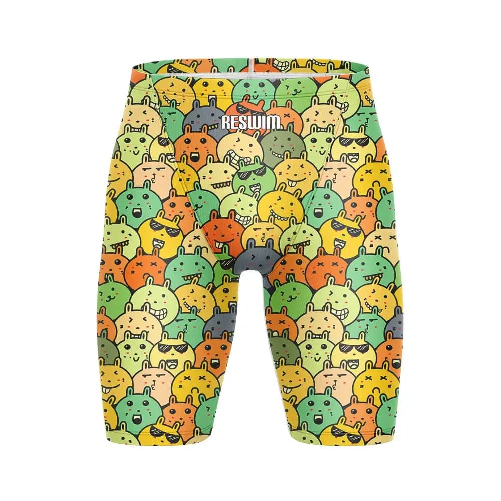2025 Swim Jammers Men's Swimwear Fast Drying Bath Shorts with UPF 50 for Resistance Running Shorts Surf