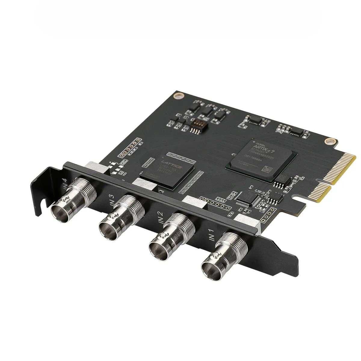 Registratore Video SDI a 4 Canali, Scheda di Acquisizione con Interfaccia PCI-e x4 per Streaming Live Multicanale