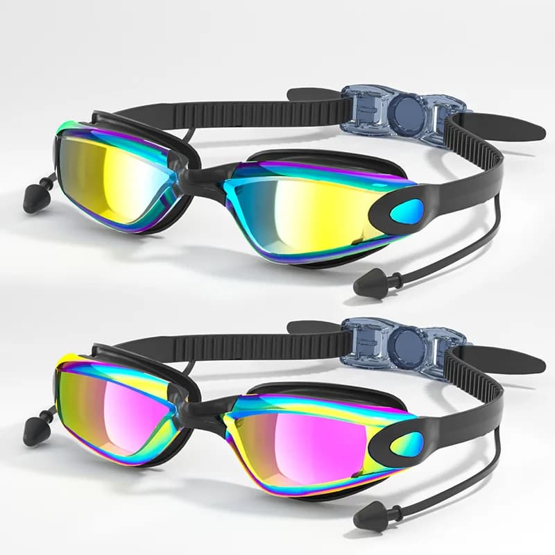 Occhialini da nuoto per adulti: HD, impermeabili, antiappannamento, unisex, eleganti, professionali e con protezione UV