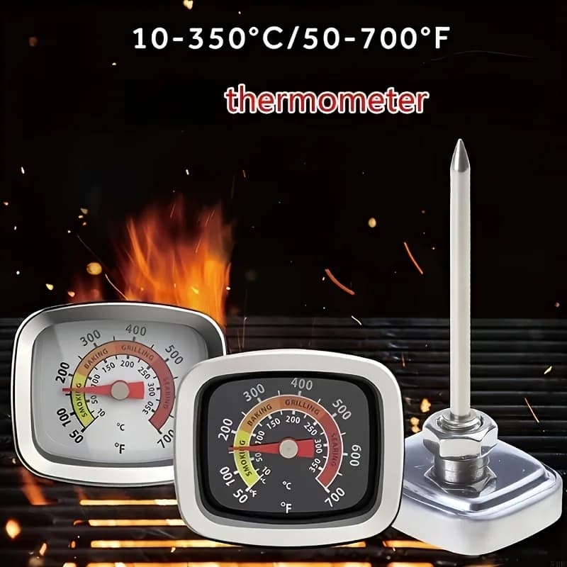 Termometro Termometro in acciaio inossidabile Strumento per la misurazione della temperatura Termometro con scala chiara