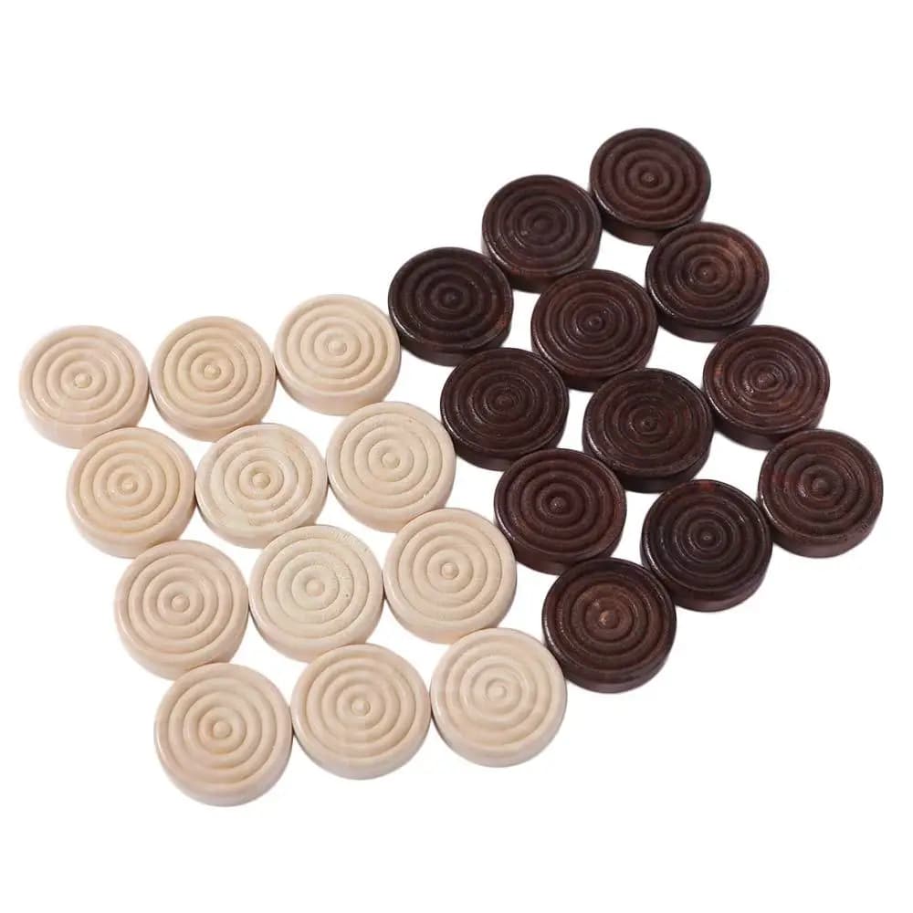 Set di 24 Pezzi per Scacchi Internazionali, Accessori per Gioco degli Scacchi Standard, Rotondi, per Migliorare l'Intelligenza