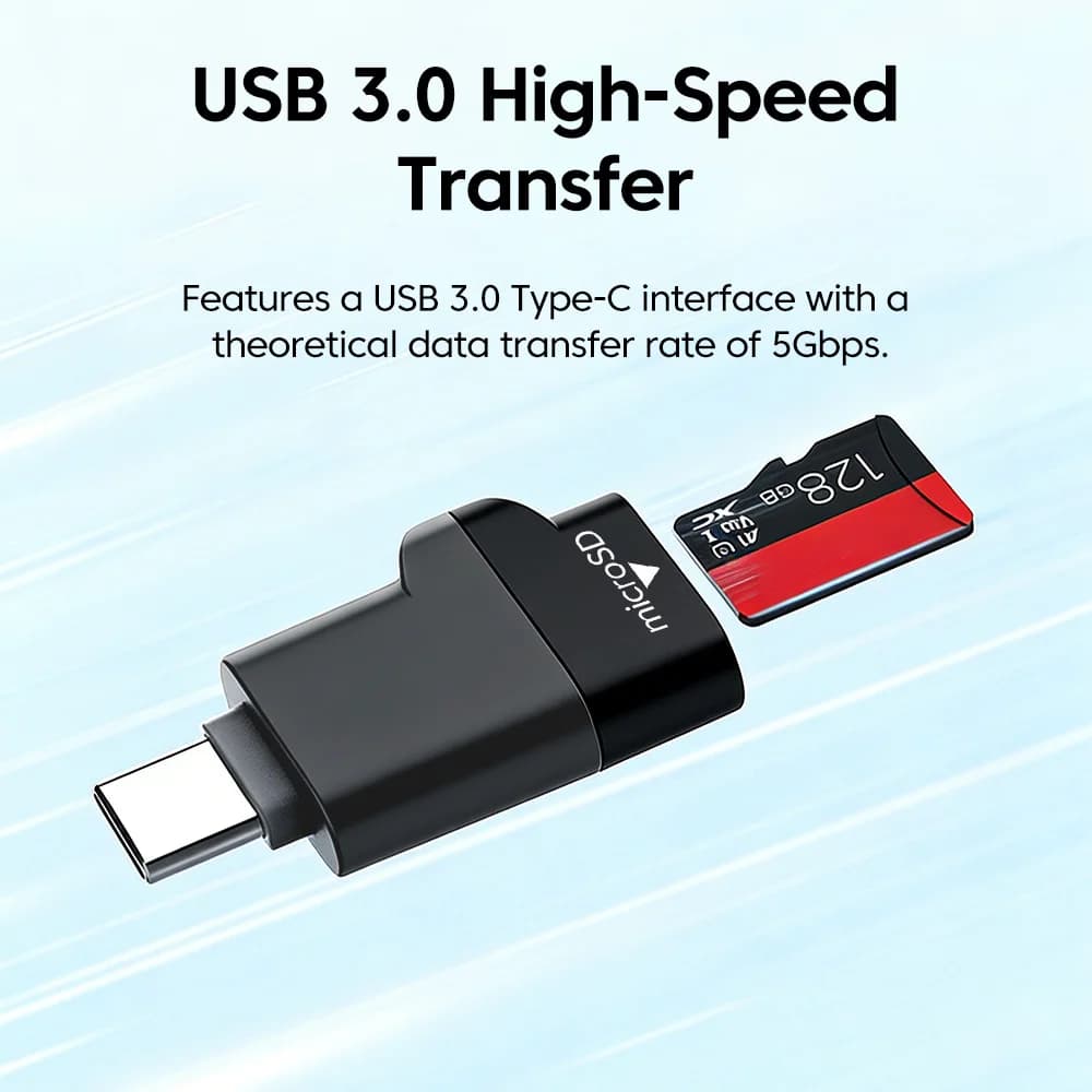 High Speed USB 3.0 Type C Smart Card Reader Adapter for TF Micro SD Card for Xiaomi Samsung Huawei Laptop Computer