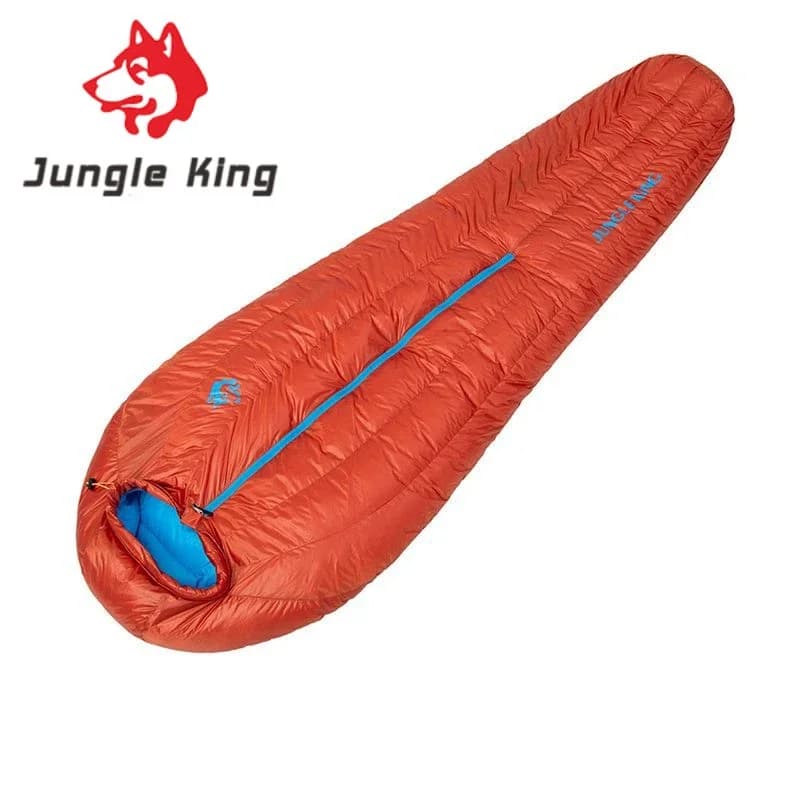 JUNGLE KING New 24 sd03 Outdoor Camping Down style sleeping bag mummy hiking sack 1000g delivery bag in duck feather