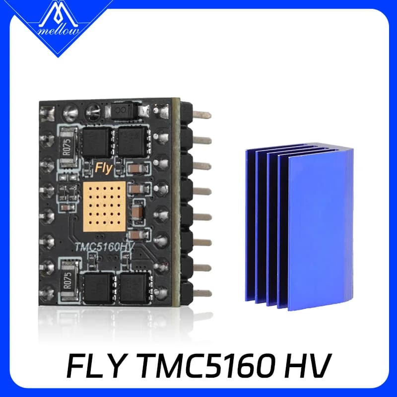 Mellow 48V Fly TMC5160 HV Max 4.4A Motore passo-passo StepStick SPI Driver silenzioso per Gemini Super ♾️ Parti della stampante 3D della scheda Super 5