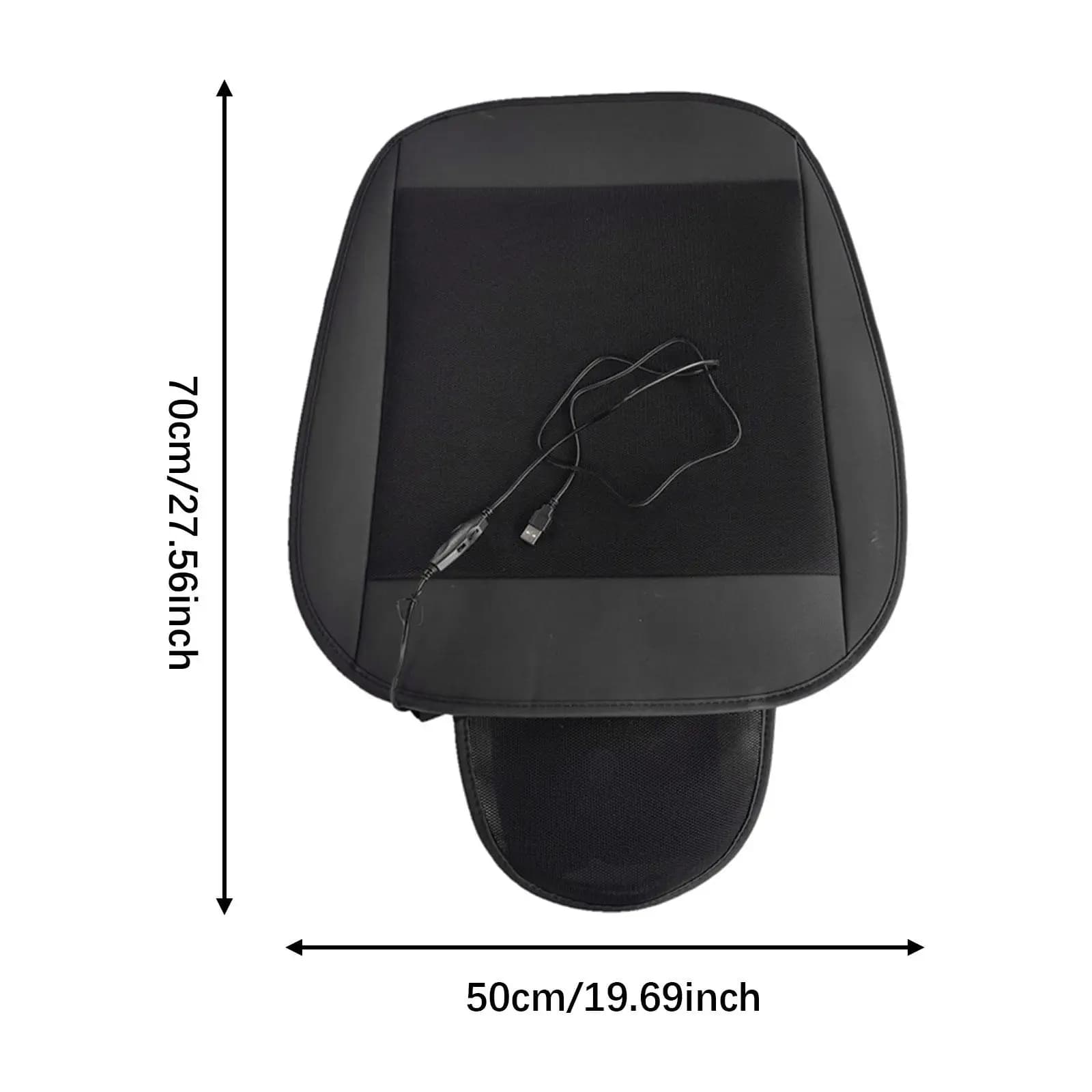 Summer Automotive Cooling Seat Cushion Fiber Material Non Slip Chair Pad for Universal Car Seat Ventilation and Comfort