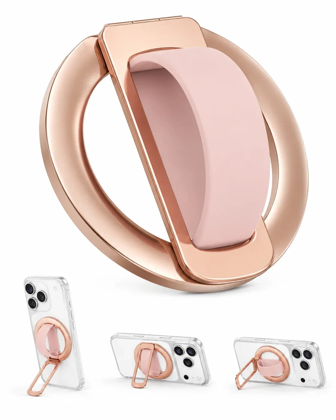 360° Rotation Magnetic Phone Ring For MagSafe Phone Grip Universal Magnetic Phone Stand For iPhone Samsung Holder Finger Ring