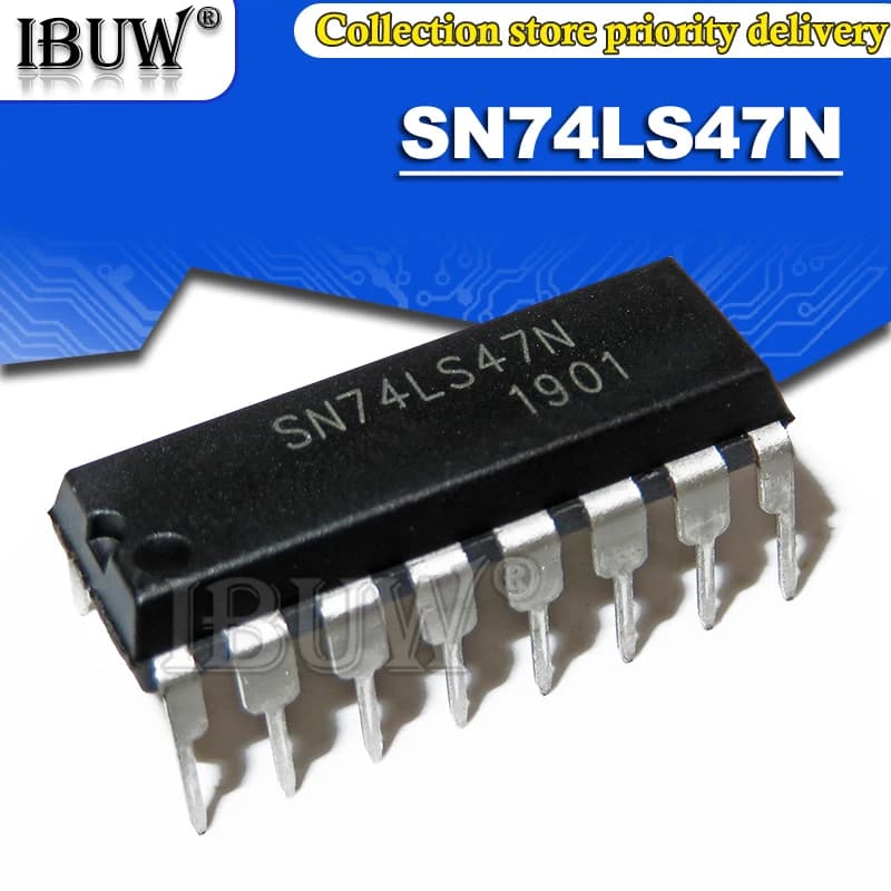 10PCS SN74LS47N DIP16 SN74LS47 74LS47N 74LS47 DIP Integrato IC