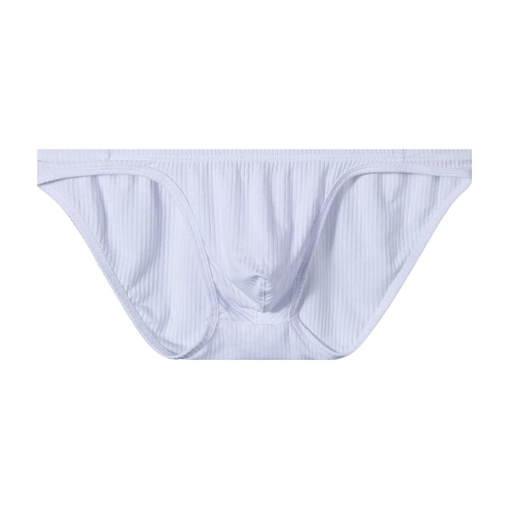 ADANNU Men's Briefs Pure Cotton Ribbed Fabric Comfortable Breathable Underwear