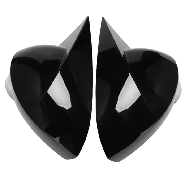 #62B Automotive Parts & Accessories,Car Mirror Cover Caps for Seat LEON (Black) (Black)