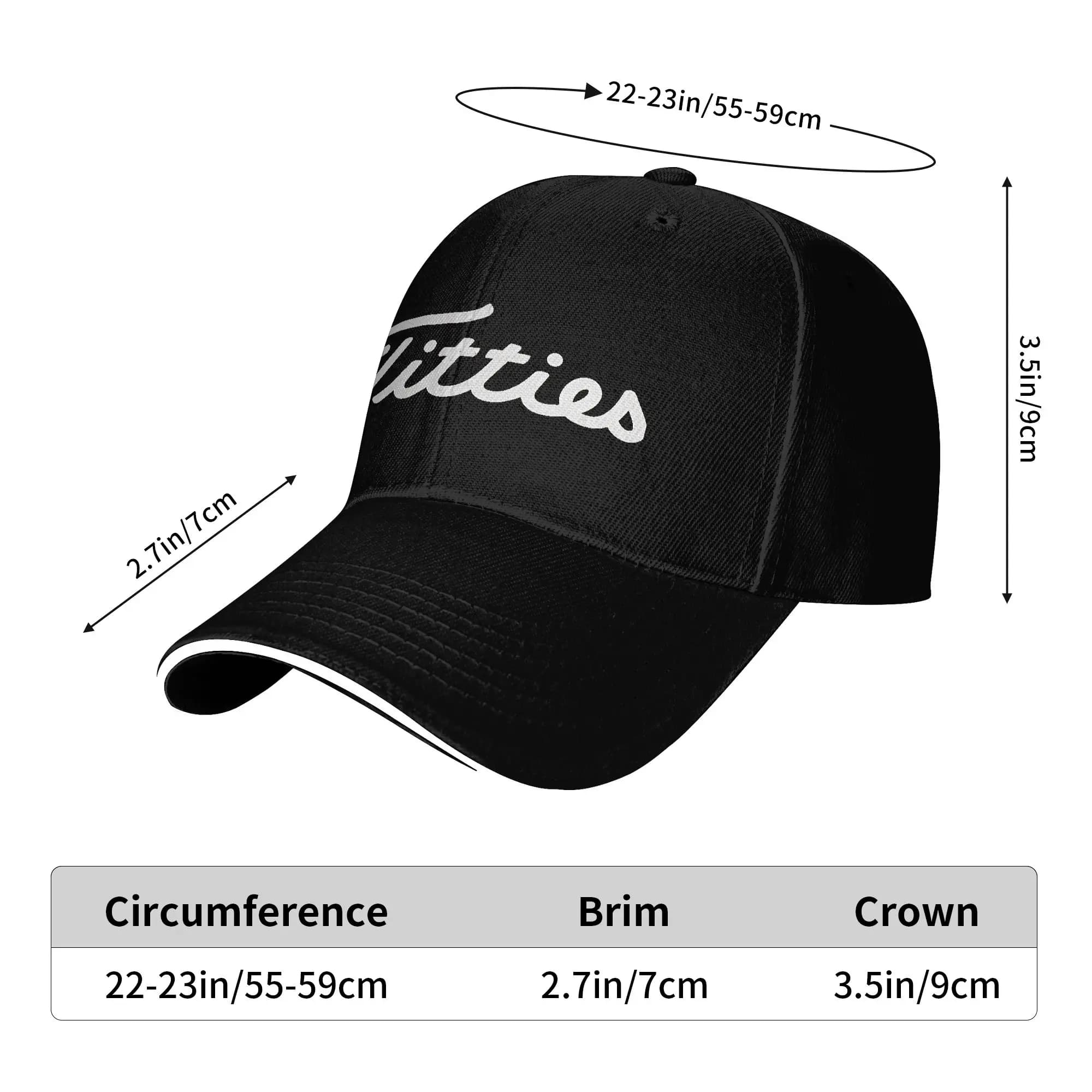 Cappellino da Baseball Estivo con Logo Bianco a Forma di Pallina da Golf, Design Divertente per Sport all'Aperto, Cappelli Hip Hop da Sole per Donna e Uomo, Cappellini da Baseball in Vendita