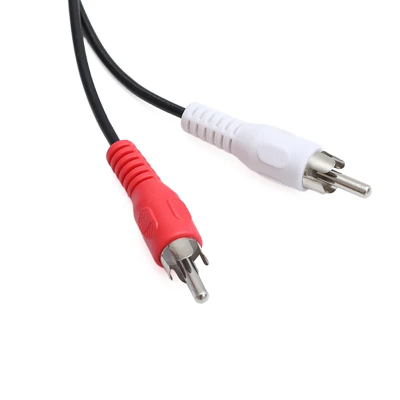 3.5mm Jack To 2 Stereo Audio Car Cable 3.5 Mm Male To 2 Male Coaxial Aux Cable Splitter For TV Laptop Mp3 Speakers
