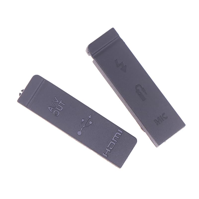 2PCS NEW USB Rubber Lid Door HDMI-compatible MIC Cap Interface Cover For EOS 5D Mark II 5DII 5D2 Digital Camera Repair Part
