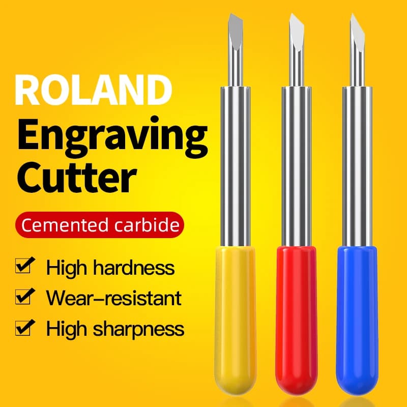 HUHAO Roland Plotter Blade 30/45/60 gradi lama di ricambio vinile Cutter Blade Holder Plotter Cutter Power Tool Plotter da taglio