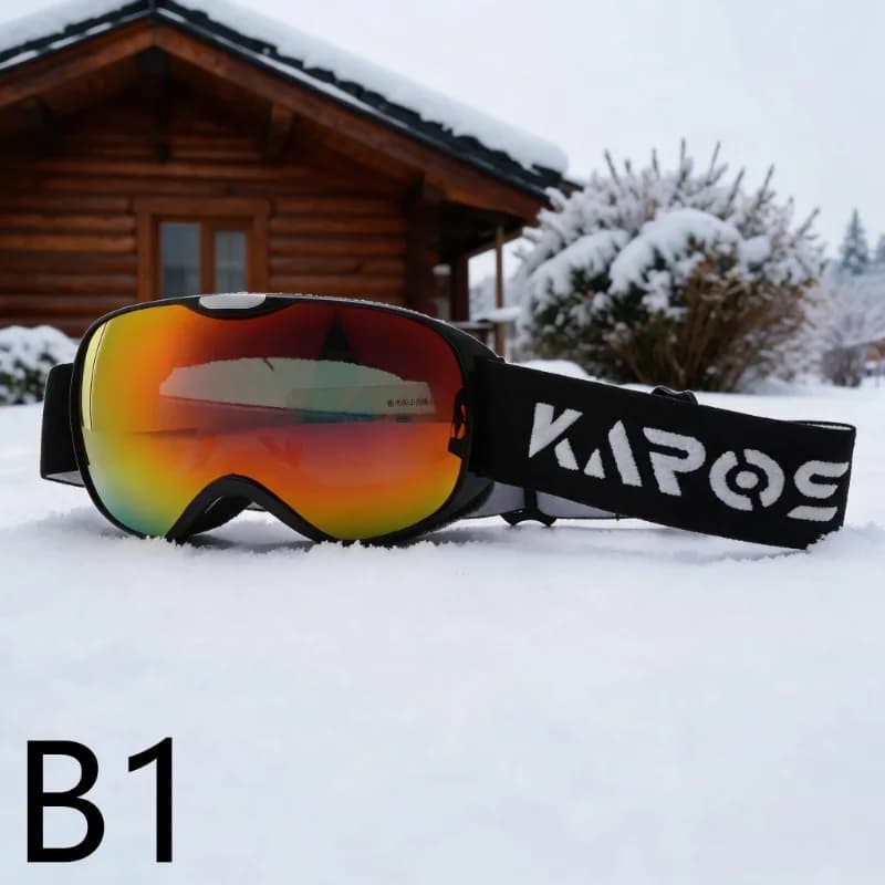 Premium Kids Outdoor Sports Goggles Double Layer Anti Fog HD UV400 Ski Goggles For Skiing Cycling Mountaineering Snow Sports