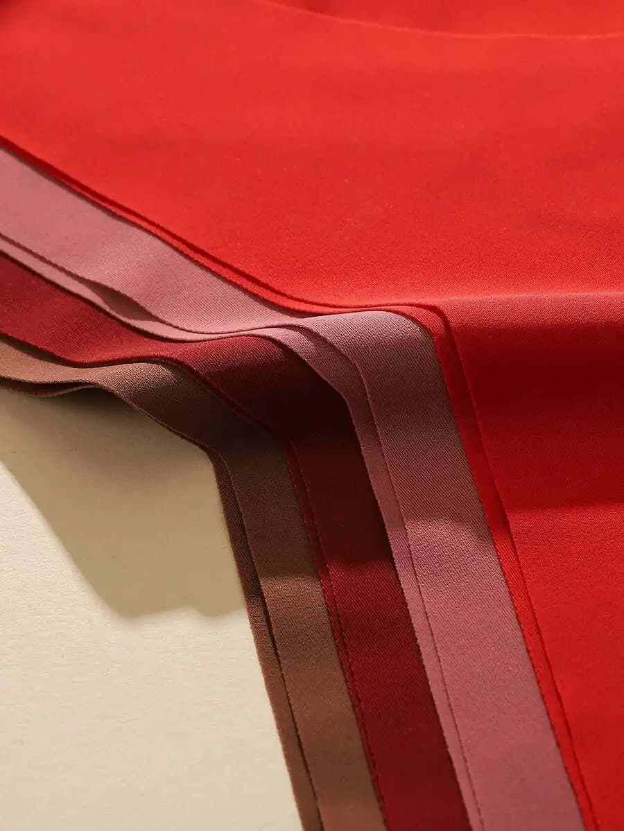 6 Pcs Women Seamless Triangle Panties Comfortable Breathable Deep Red Underwear