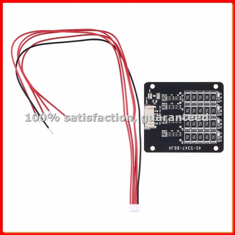 Scheda di Bilanciamento Passivo per Batterie LiFePO4 (Litio Ferro Fosfato) - Equalizzatore Passivo (1-4S) - A68X
