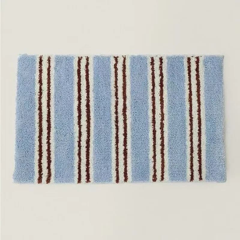 Tappetino da bagno in finto cashmere, assorbente e antiscivolo.