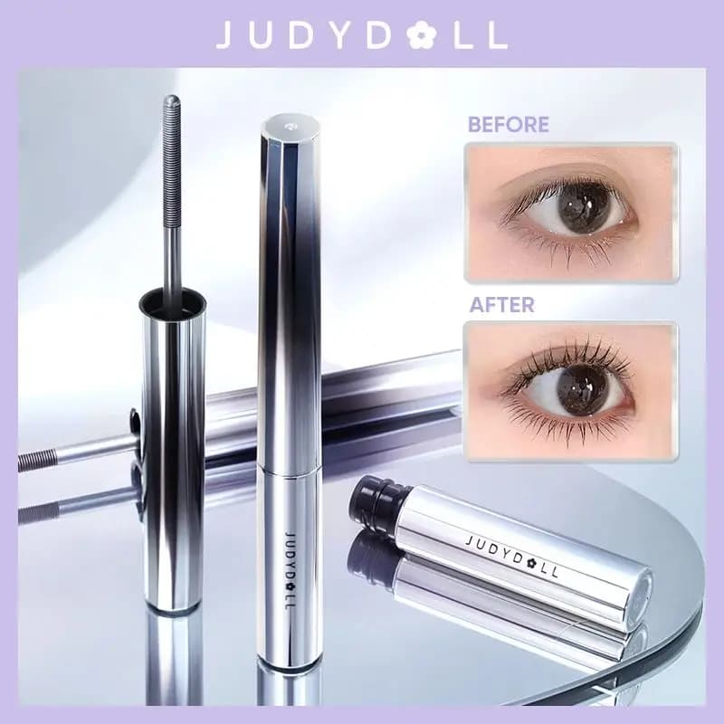 Judydoll Iron Mascara Mascara in tubo d'acciaio da 2 g impermeabile sottile