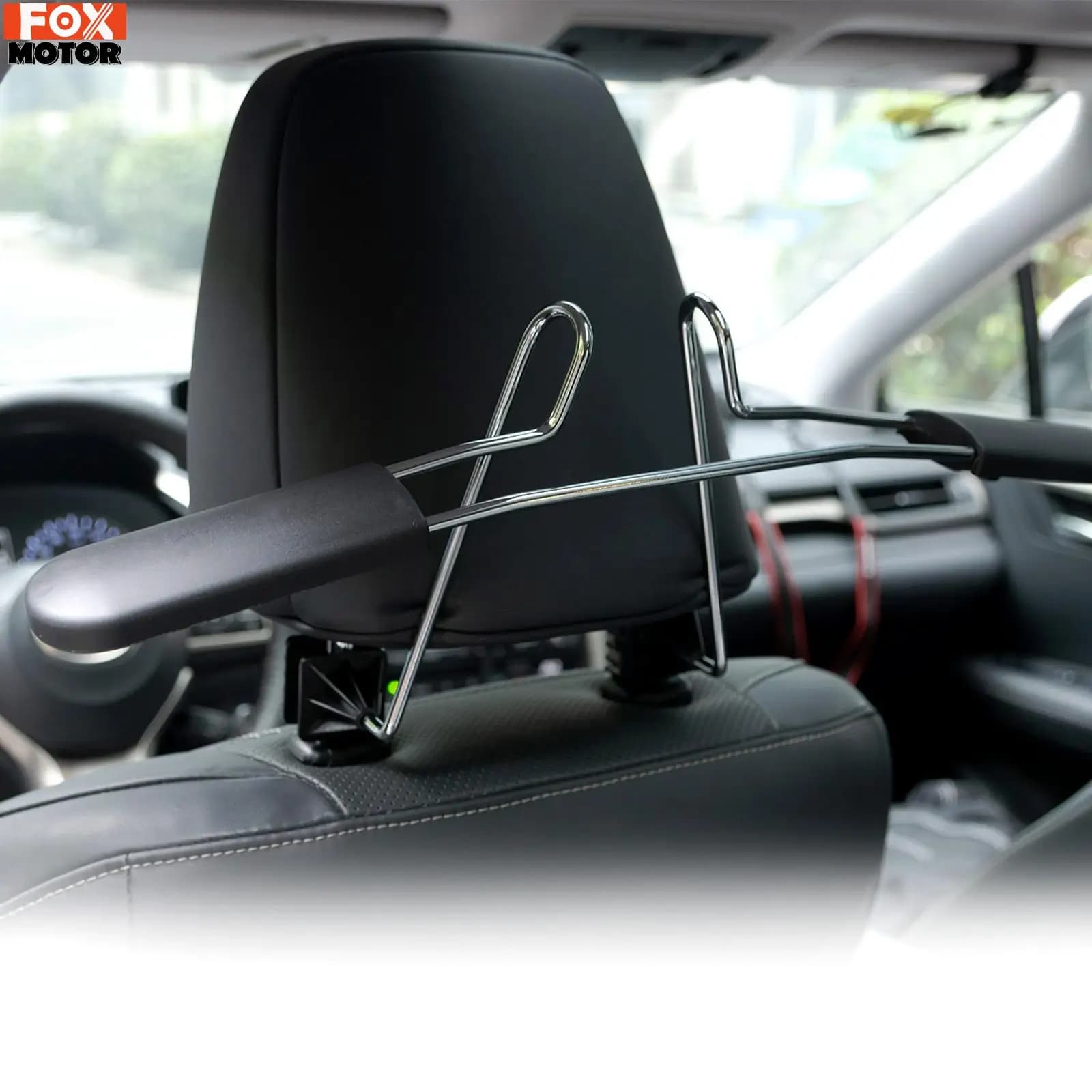 Clothes rack for self-extensible Coat Clothes Back Seat Coats for headrest Fabric jacket for pants Rack Hook Chrome universal Auto